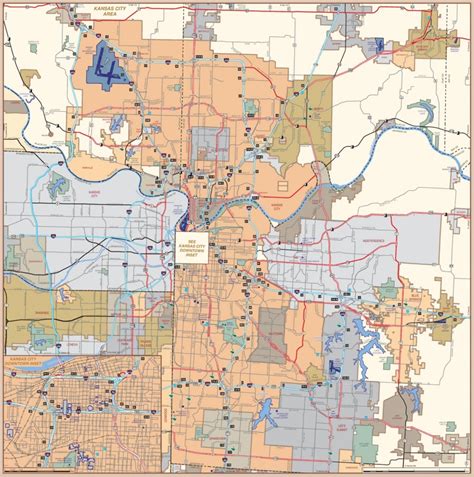 Kansas City road map