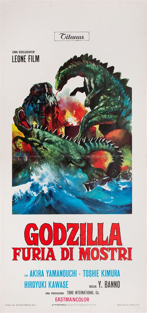 Godzilla vs. Hedorah Original 1972 Italian Locandina Movie Poster - Posteritati Movie Poster Gallery