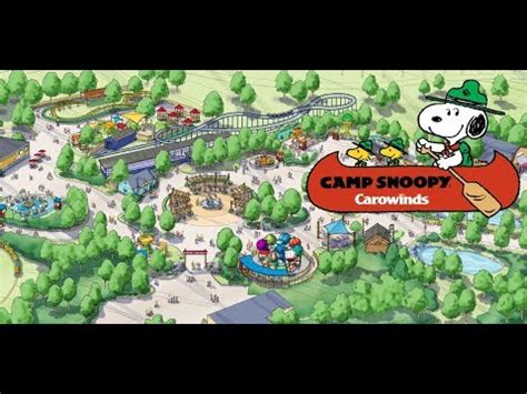 Camp Snoopy (Expanded Kids Area) Coming To Carowinds in 2018 - YouTube