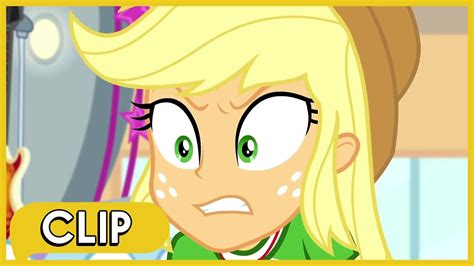 Equestria Girls Applejack Angry