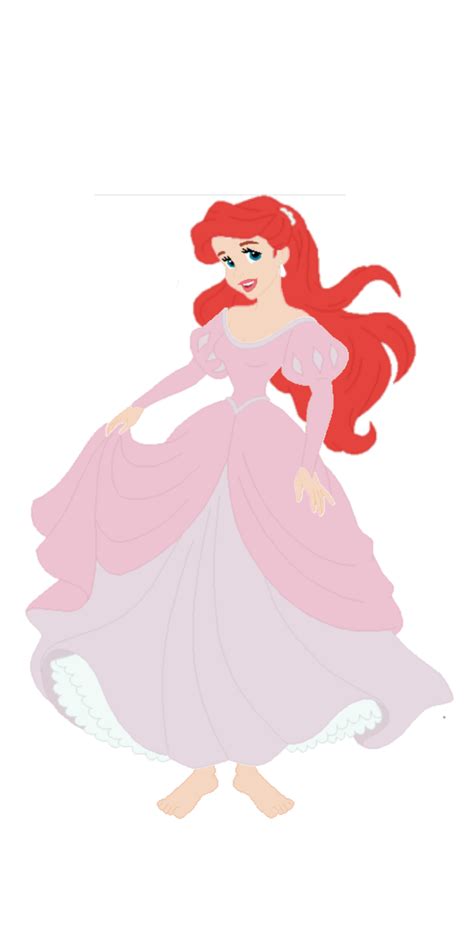 Ariel (pink dress) by KiddyfriendlyOCs on DeviantArt