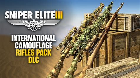 Sniper Elite 3 - International Camouflage Rifles Pack DLC | PC Steam ...