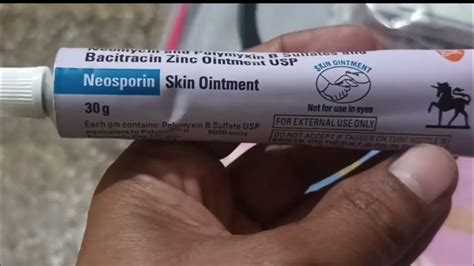 Neosporin skin ointment uses in hind neosporin skin ointment price dose ...