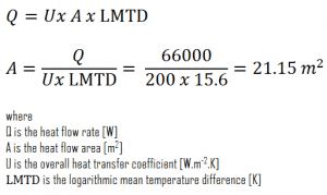 Calculation of Heat Exchanger