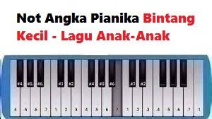 Not Angka Pianika Bintang Kecil - Lagu Anak-Anak - CalonPintar.Com