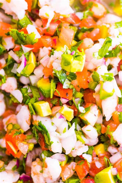 BEST EVER Shrimp Ceviche Recipe - iFOODreal.com