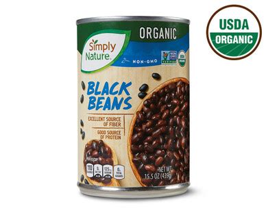 Organic Black Beans - Simply Nature | ALDI US