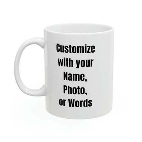 Personalized Mug Custom Text Photo Name Gift Coffee Mug Ceramic Cup 11oz | eBay