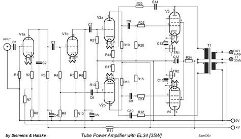 35 Watts Vacuum Tube Power Amplifier by E80CC and EL34 | EEWeb Community | Электронная лампа ...