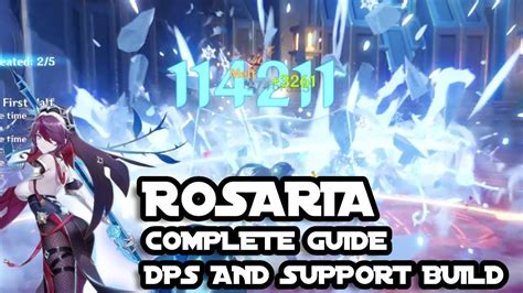 Rosaria DPS and Support Build Guide | Genshin Impact - Game videos