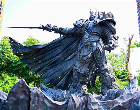 Blizzard Unveils 14-Foot, 4,000-Pound Lich King Statue in Taiwan to Celebrate 25th Anniversary ...