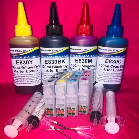 603XL REFILLABLE CARTRIDGES +400ml INK Workforce WF 2810 2830 2835 285 – Premium Inks