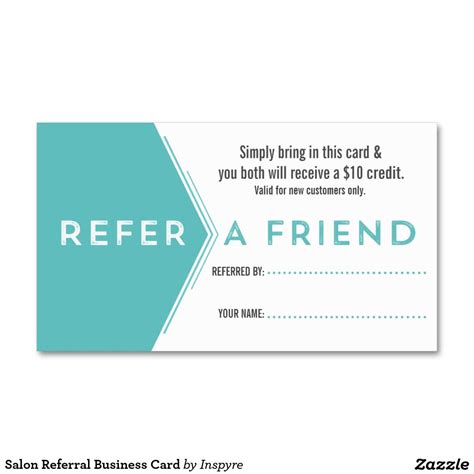 Salon Referral Business Card Template. Make it yours! #salonreferralcard #salonbusinesscard # ...