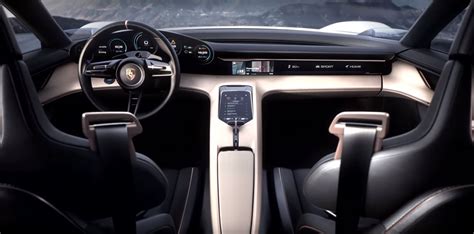 Porsche Taycan interior shows prototype's steering wheel buttons ...