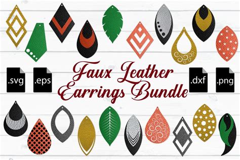 160+ Free Faux Leather Earring Svg - Free SVG Cut Files | AppSVG.com | Download SVG Cut File for ...