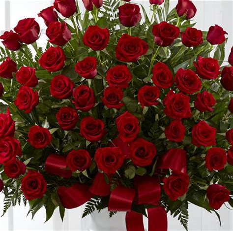 Camilla Clem: Red Roses Funeral Flowers : Red Rose Heart Trio | Rays Florist Funeral Flowers ...