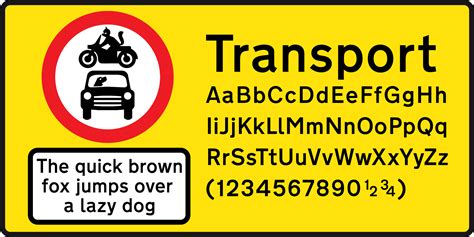 Transport: A Refreshed Direction In Signage | British road signs, Signage, Transportation