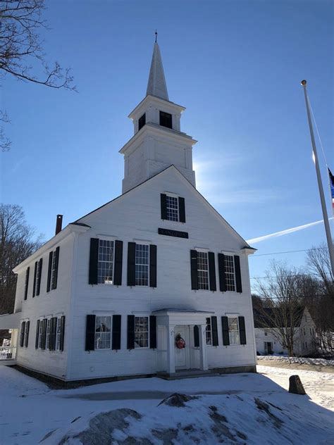 Town Hall. Langdon, New Hampshire. Paul Chandler February 2018. Langdon, Town Hall, New ...