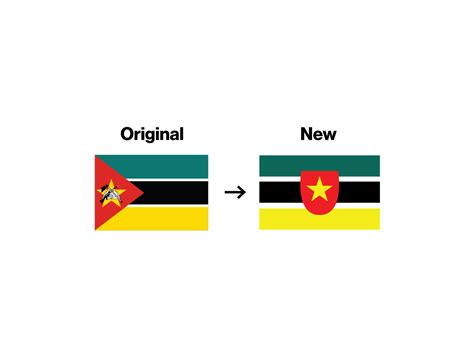 Mozambique Flag Redesign by ArticaVisuals on Dribbble