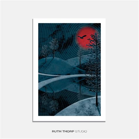 Midnight Sun Art Print - Ruth Thorp