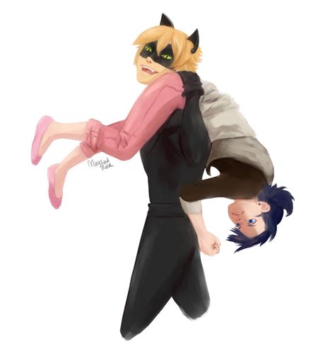 Fanart Miraculous Marinette And Cat Noir : #marinette # ...