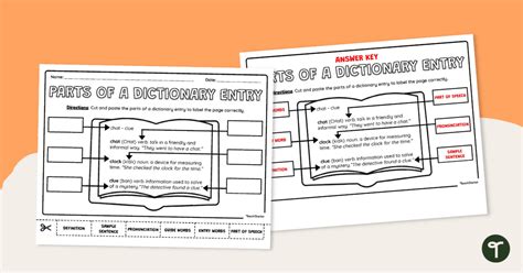 Free dictionary entry worksheet, Download Free dictionary entry ...