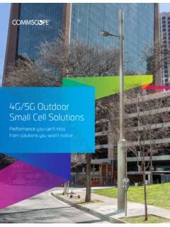 4G/5G Outdoor Small Cell Solutions - CommScope / 4g-5g-outdoor-small-cell-solutions-commscope ...