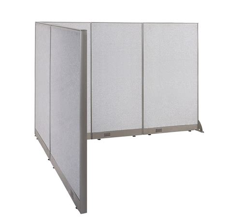 GOF L-Shaped Freestanding Office Partition 84D x 114W x 72H / Office, Room Divider - Walmart.com ...