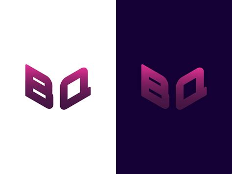 Initial letter BQ minimalist and modern 3D logo design 5199202 Vector ...