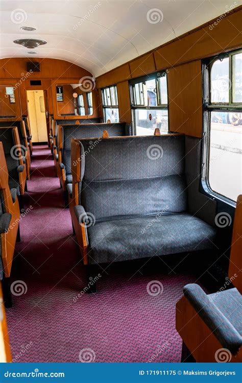 Inside Interior of an Old Steam Train with No Passengers Stock Image - Image of rust, ancient ...