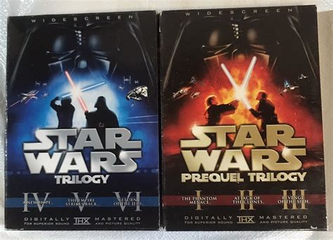 Star Wars Trilogy DVD Box Set LOT Theatrical Versions I to 6 | eBay