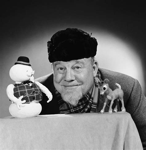 Actor Burl Ives, known as the snowman's voice in "Rudolph the Red-Nosed Reindeer," | Red nosed ...