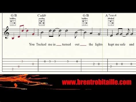 Guitar Tab - Guitar Chords - Butterfly Fly Away - Easy Guitar Duet - How to Play - YouTube