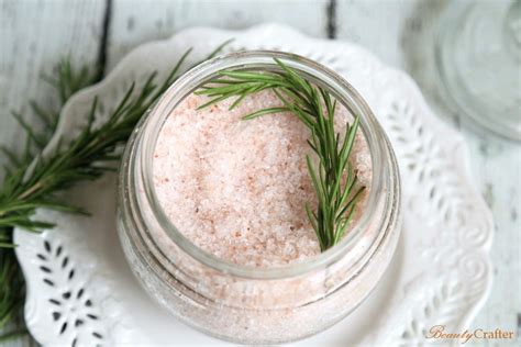 Pink Himalayan Salt Bath with Rosemary