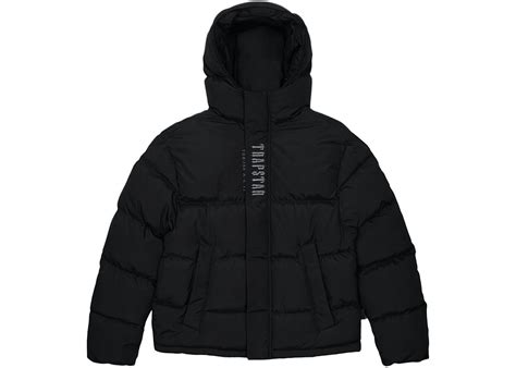 Trapstar Decoded Hooded Puffer Jacket Blackout Edition FW22 US | lupon.gov.ph