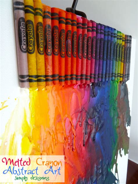 Melted Crayon Abstract Art