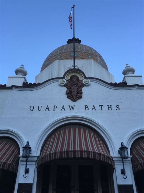 Quapaw Baths, Bath House Row, downtown Hot Springs, Arkansas. | Hot springs arkansas, Quapaw ...