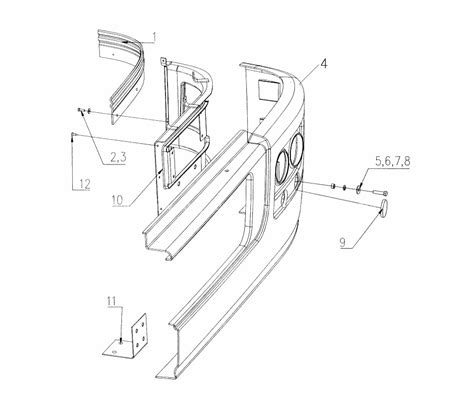 Bumper, Howo Truck Cabin Parts Catalogs - Howo Cabin, Parts Catalogs ...