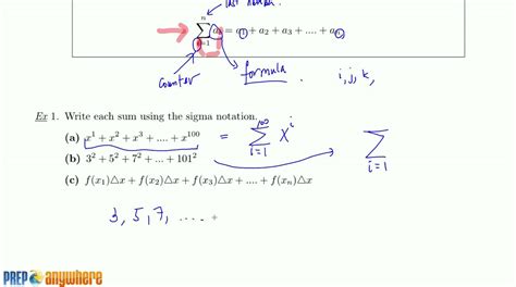 5.1 Sigma Notation Examples - YouTube