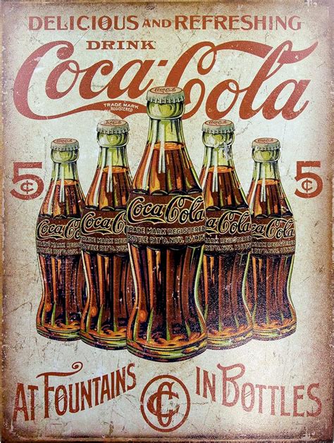 COCA COLA VINTAGE STYLE RETRO METAL TIN WALL SIGN NOVELTY GIFT WALL ...