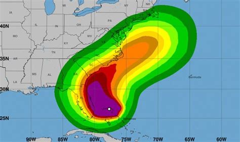 Hurricane Dorian path: Latest track update shows US states being hit - more than forecast ...