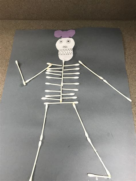 Halloween skeleton craft! Skeleton Craft, Cute Skeleton, Crafts For Kids, Arts And Crafts ...