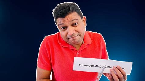 Why Sri Lankans Struggle With Their Long Names | Sinhala - YouTube