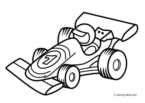 Race Car Outline Drawing at PaintingValley.com | Explore collection of ...