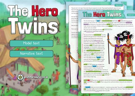 Hero Twins Ad - Grammarsaurus