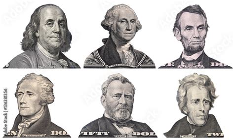 "George Washington, Benjamin Franklin, Abraham Lincoln, Alexander ...