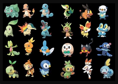 All pokemon starters! : r/gaming