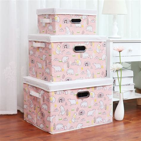 Customized Canvas Storage Boxes with Lids Manufacturers, Suppliers, Exporter - Factory Direct ...