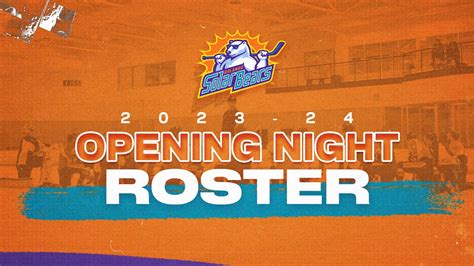 Orlando Solar Bears | Solar Bears Announce Opening Night Roster