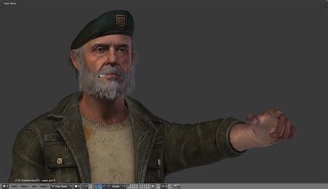 BILL - LEFT 4 DEAD - RIGGED AVATAR 3D model rigged | CGTrader